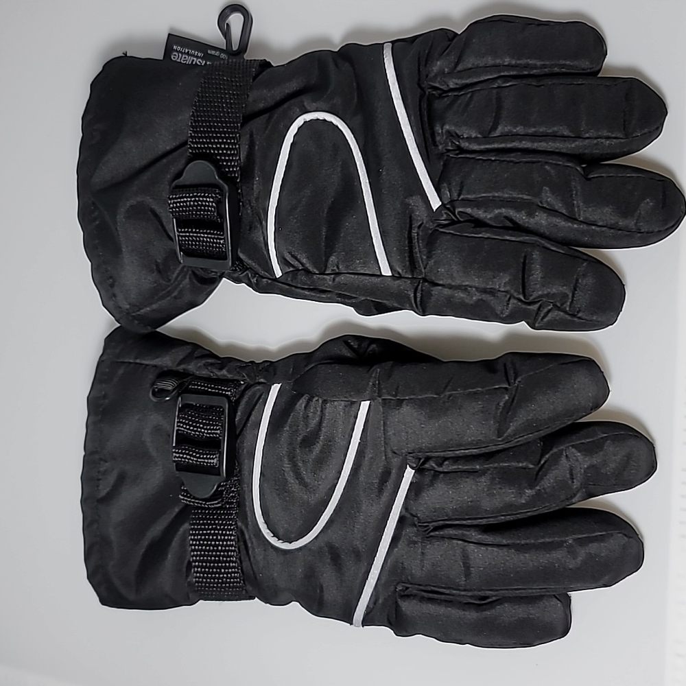 Old Navy gloves unisex S/M thinsulate black washable outdoor winter cabincore